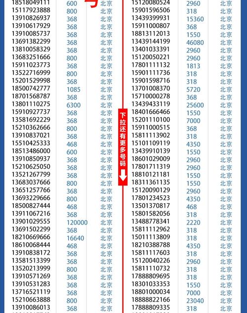 138手机号码大全，解析与使用指南