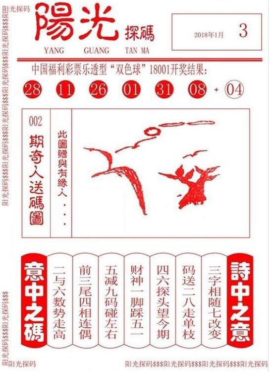 2022065期双色球阳光探码图，揭秘数字背后的奥秘